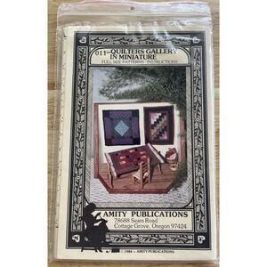 Amish Quilters Gallery In Miniature‎ Sewing Pattern by Amity Publications
